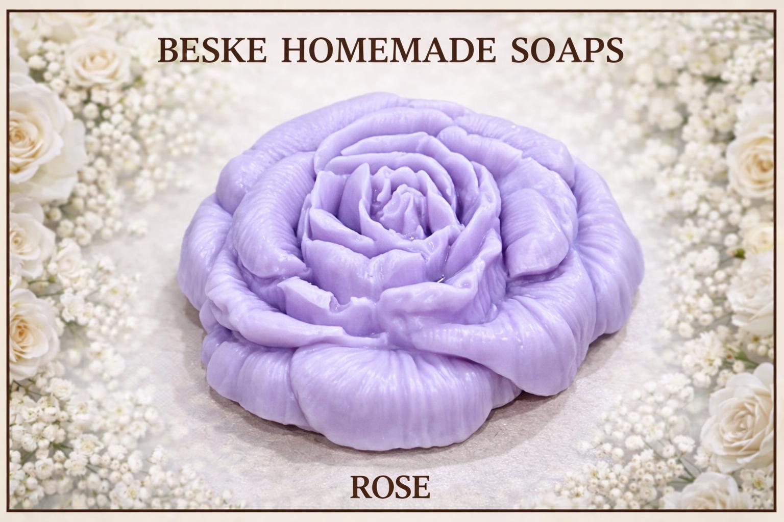BESKE HANDMADE SOAP - ROSE