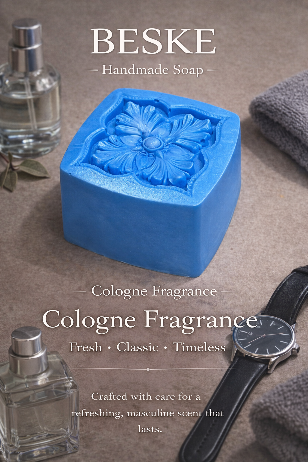 COLOGNE PICTURE-BESKE SOAPS